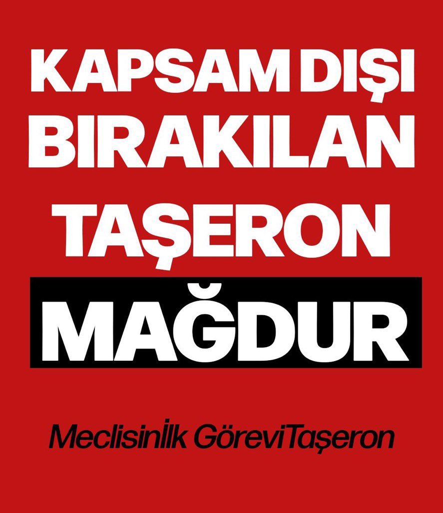 <a href="/devletsert/">Devlet Sert</a> Sayın başkanım peki ya taşeron olarak şirket eline terkedilen biz mağdurlar ne olacak ❓
Kimler bize destek olacak sessiz çığlığımızı yankilatacak ❓
Tek suçumuz şirket elinde sendikasız olmamızmı❓
Sizlerde vurun nasıl olsa alıştık 😓😓