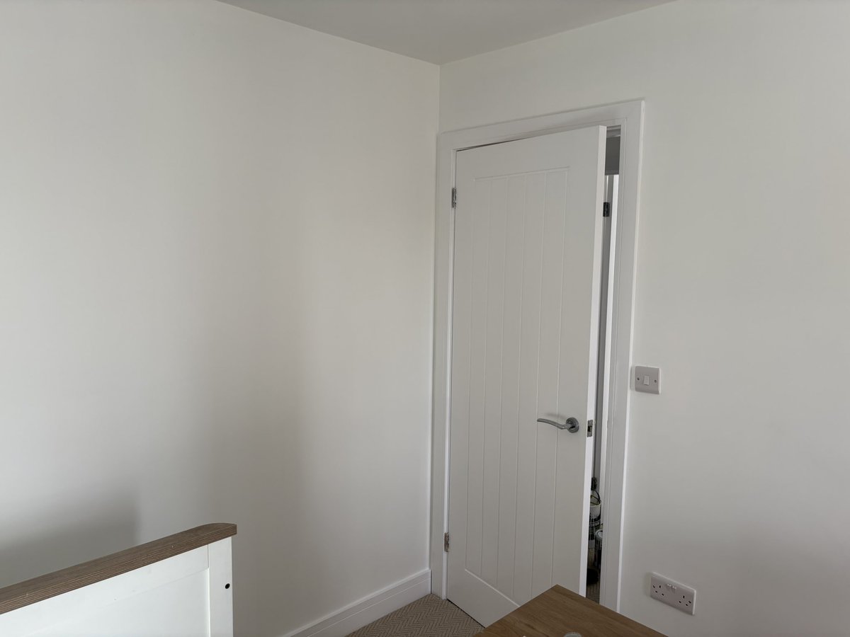 jpplastering_'s tweet photo. Two bedrooms completed today. Feature walls in both rooms and another happy customer. https://t.co/oDOFuFoBEP