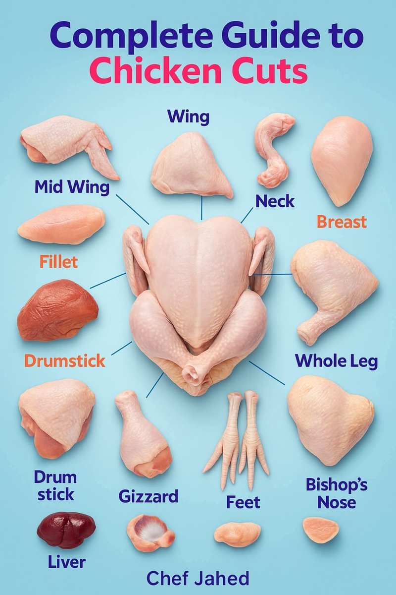 Guide to chicken cuts
