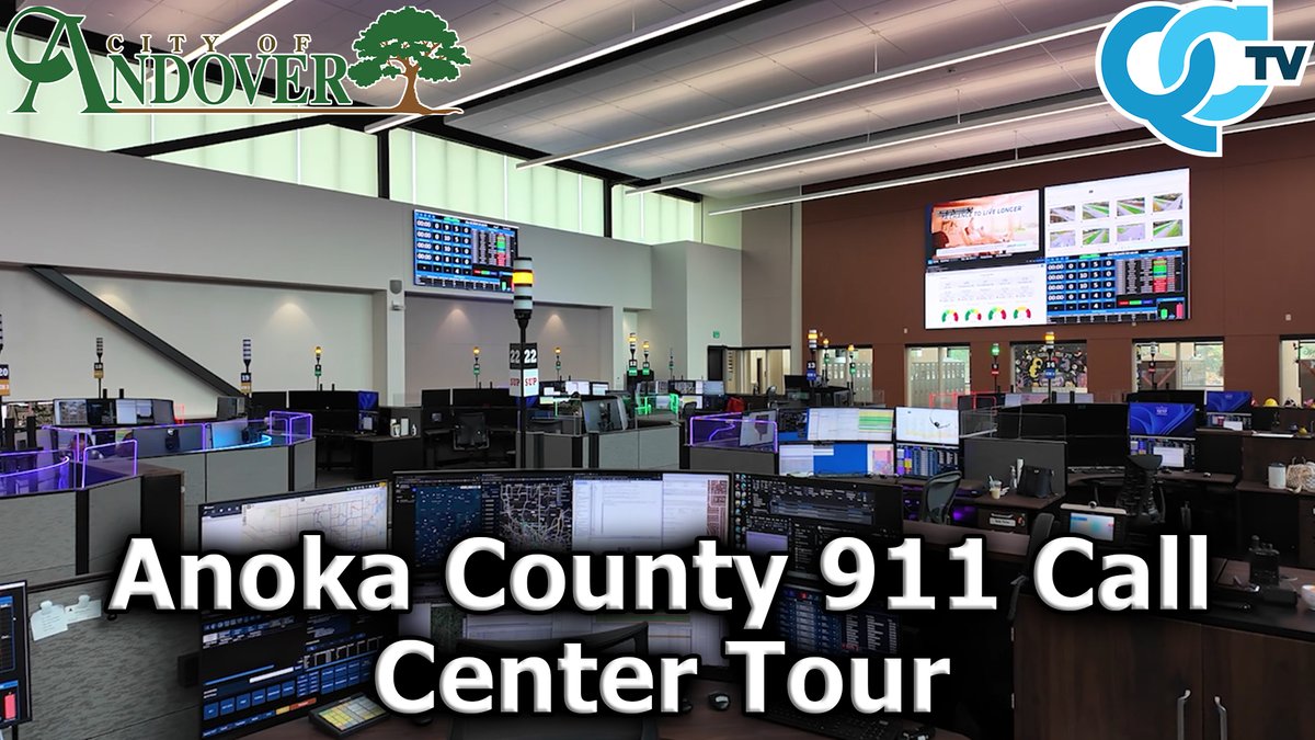 Come along with us as we take a behind the scenes tour of the brand new state of the art 911 emergency communications center in Anoka County!

#qctv <a href="/Andover_MN/">City of Andover, MN</a> <a href="/AnokaCoSheriff/">Anoka County Sheriff's Office</a> 

youtu.be/BfGI3ZQJFjY