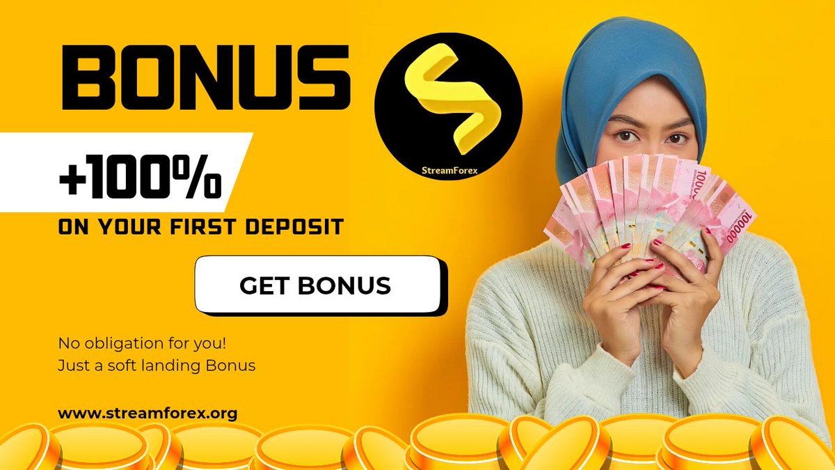 StreamForex_NG's tweet photo. 🚀 Start trading with confidence!
Enjoy a 100% First Deposit Bonus — your Soft Landing Bonus to double your trading power.
💰 More funds = More opportunities.
Trade smart with StreamForex.

🔗 https://t.co/tP4YUz1DRw
#ForexTrading #StreamForex #Bonus #FXTraders https://t.co/nx8OX5RsEe