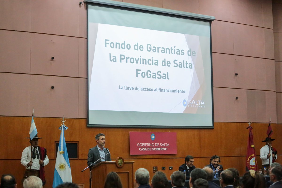 Es Ley la creación del Fondo de Garantías Público de la Provincia de Salta #FOGASAL

Agradecemos a los legisladores de <a href="/camdipsalta/">Cámara de Diputados de Salta</a> y <a href="/SenadoSalta/">Senado Salta</a> por debatir y acompañar esta política pública destinada a facilitar el acceso al crédito y financiamiento a personas humanas y