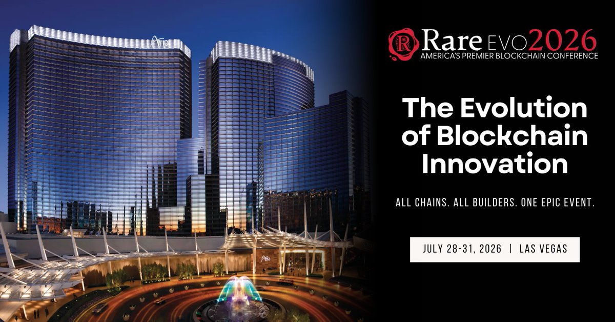 Rare Evo 2026 brings the Web3 world together, and the ARIA Resort &amp; Casino provides the backdrop. Stay where innovation meets comfort.

The energy never stops and the city skyline greets you each morning. Book your discounted rooms for <a href="/AriaLV/">ARIA Las Vegas</a> now!

rareevo.io/venue