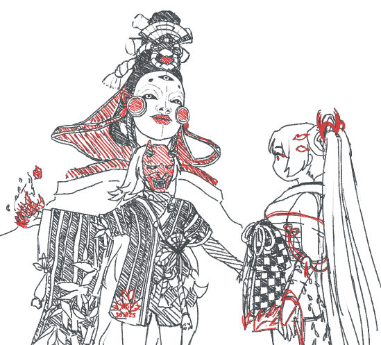 tokkiyasu's tweet photo. Day 30: Deep
(Deep Grudge)

#Onmyoji #Shiranui #SPHannya #Onmyojitober2025 #Fanart https://t.co/rx2IeESXUk