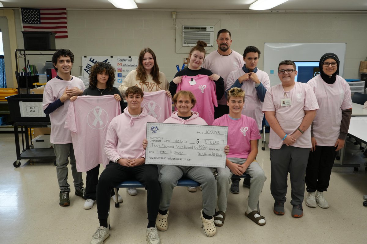 NRCSRangers's tweet image. NRHS Intro to Business students teamed up with Able not Label to raise $3,000+ for the Live Like Erin Foundation supporting breast cancer patients and families. 💗 Incredible work, Rangers! 👏