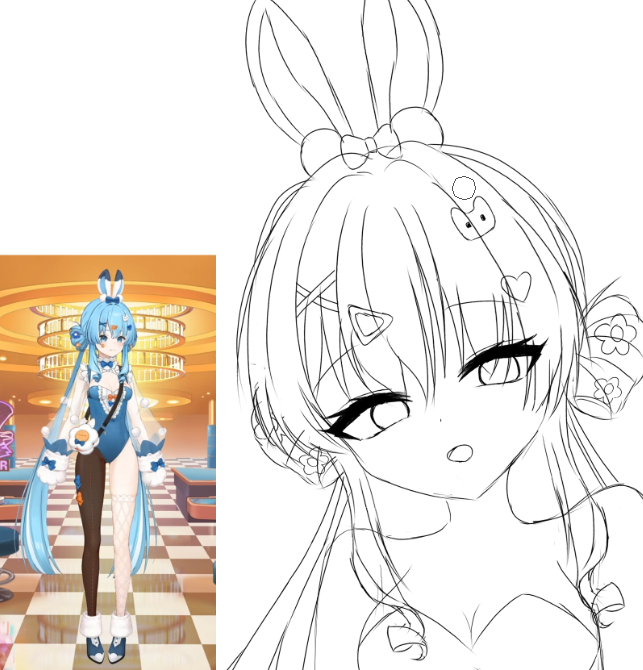 CMPudding717's tweet image. 낙서지만 좀 괜찮게 그려져서 풀채색할까 생각중인 낙서