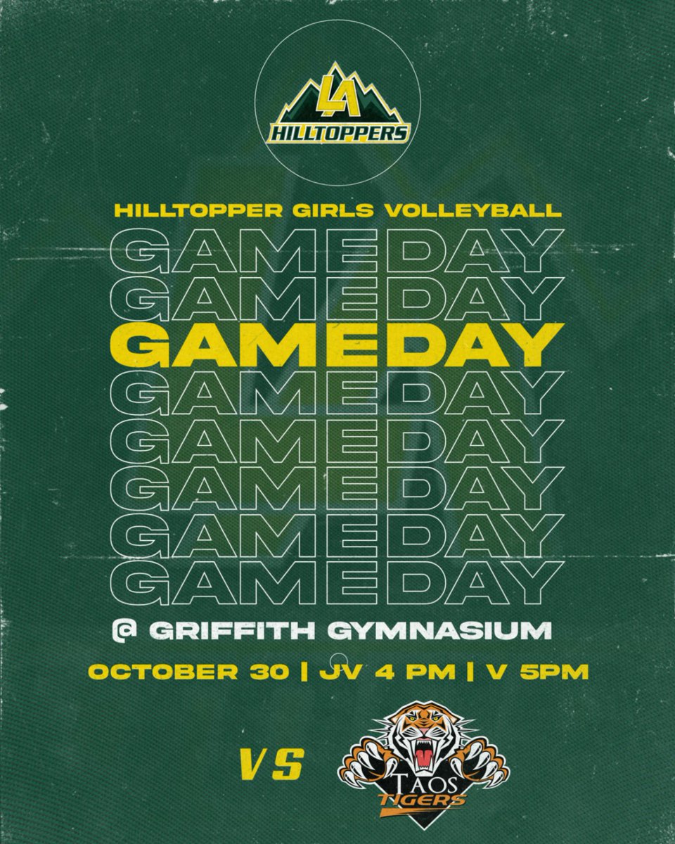 Come support our JV and Varsity Topper Volleyball girls who are playing at home tonight against Taos!