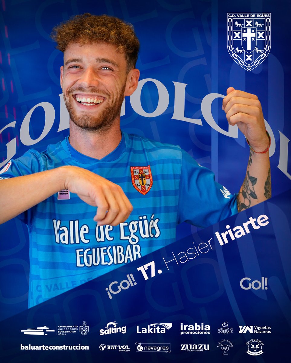 Volvió a sonar el violín en Sarriguren 🎻

HASIER IRIARTE PONE EL 1-4 desde los once metros.