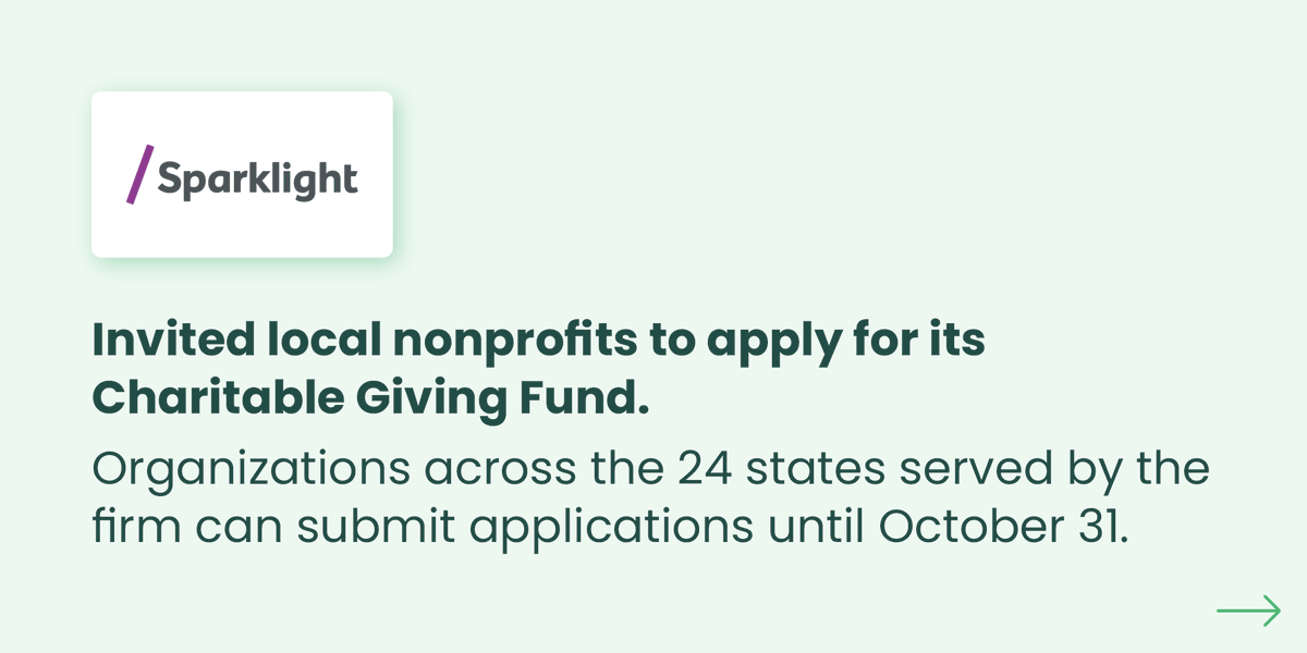 2xDonations's tweet image. Looking for new ways to fund your nonprofit’s mission? 💡

Grants can help you launch programs, support campaigns, and more! Here are some recent opportunities by @meta, @honda, and @sparklightcares.

👉 Explore more funding opportunities here: hubs.la/Q03QVGfX0