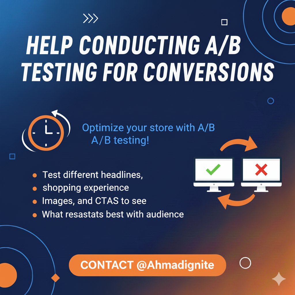 ahmadignite_'s tweet image. Conducting A/B Testing for Conversions
#ABTesting #ConversionRateOptimization #CRO #ShopifyExperiments #eCommerceStrategy