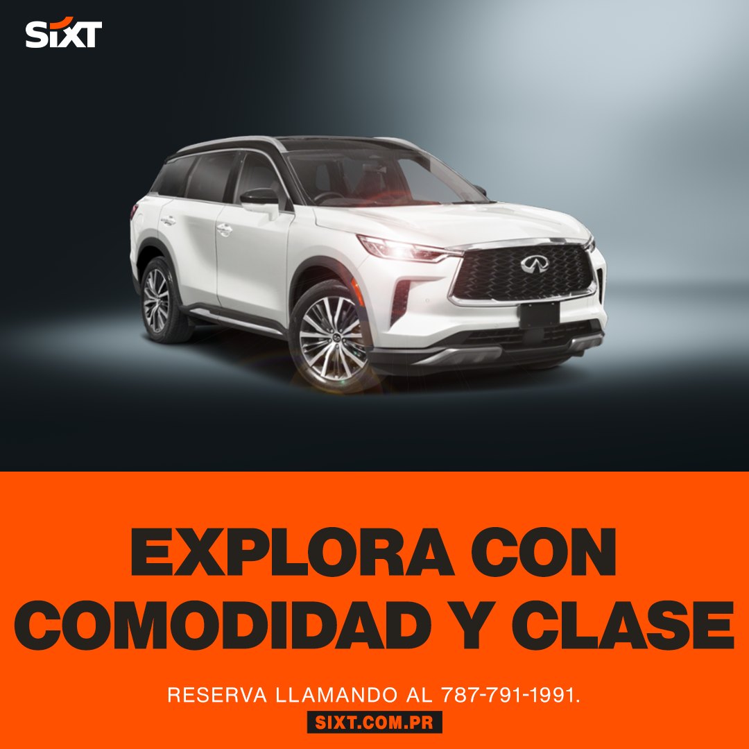 DescubreTuIsla's tweet image. Explora y Disfruta con ¡Sixt Rent a Car! Reserva hoy al 📱 787-791-1991 @SixtPuertoRico #sixtpr #sixt #carrental #alquilerdeautos #reservation #puertorico #travel #vacation #roadtrip #shuttle #airport #DescubreTuIsla #RentadeAuto