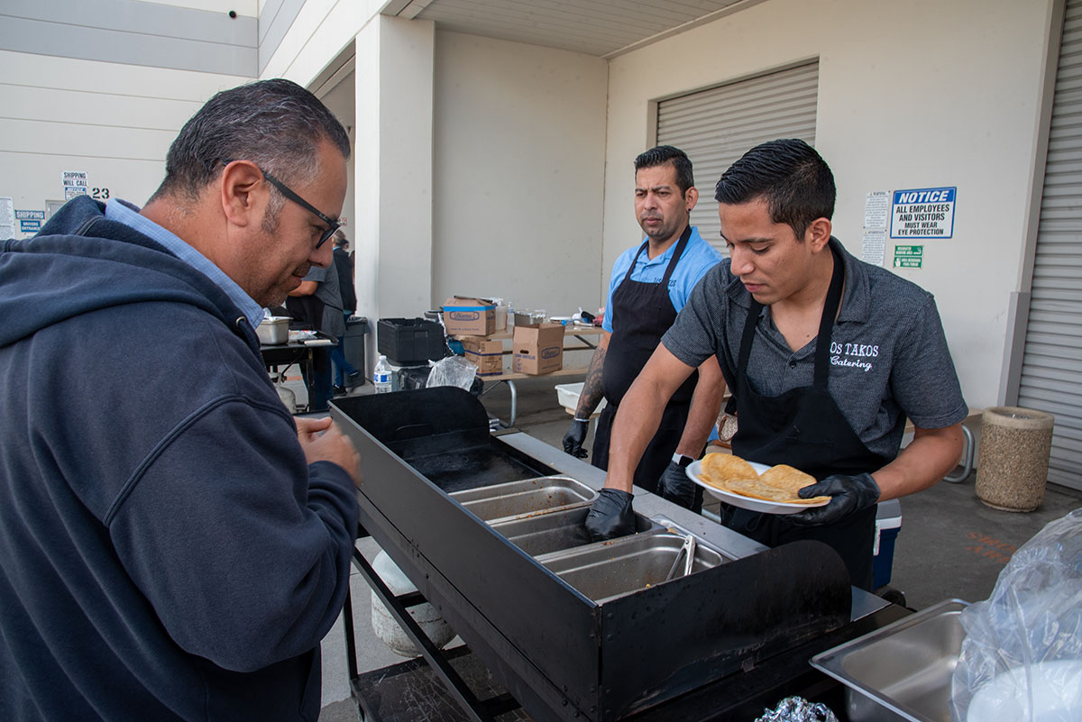 Employee Safety Appreciation Day called for tacos and time together. Thanks to Los Takos Catering for fueling a team that keeps safety at the center. Grateful for our crew at American Security. 🌮 #SafetyFirst #EmployeeAppreciation