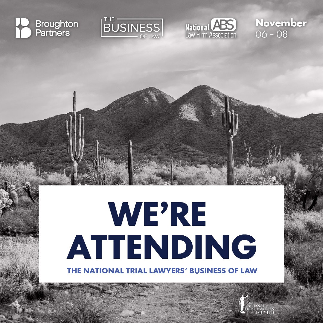 broughtonprtnrs's tweet photo. We’re attending the Business of Law Conference &amp; NALFA 4th Annual Meeting in Scottsdale!
Proud to sponsor the NALFA lanyards and join key legal innovators.
#BusinessOfLaw2025 #NALFA2025 #BroughtonPartners https://t.co/sYWhILRWzh
