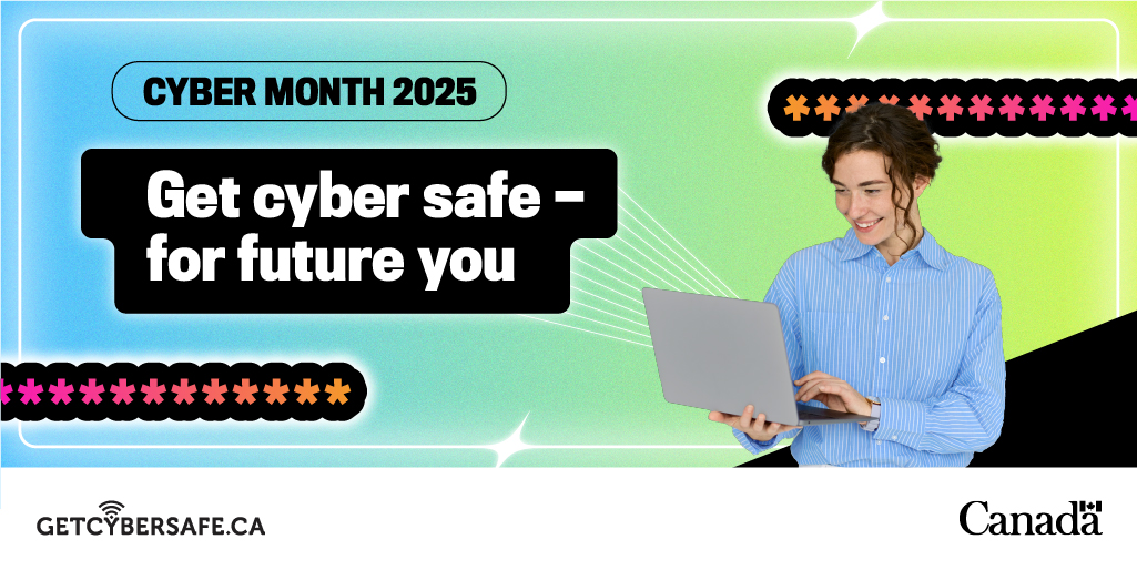 CdnDemocracy's tweet image. And that’s a wrap on #CyberMonth2025! Drop a follow on our account to keep up to date with everything Canadian #democracy, including how to protect yourself from #disinformation. @GetCyberSafe