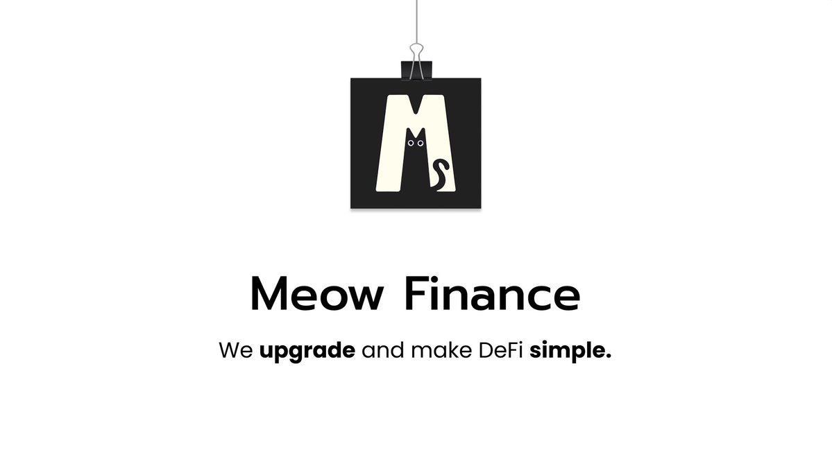 It’s been a while since we shared an update, here’s where things stand with Meow Finance and mainnet 🐾

- We didn’t apply for Monad Momentum
- We’re not launching on week 1 of Monad mainnet
- We’re not ready for our mainnet just yet

To clarify, we’re not leaving Monad. We’re