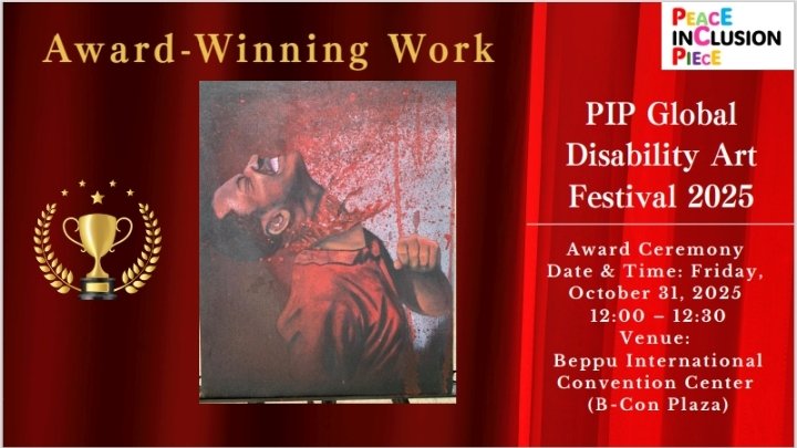 SpynoArt's tweet photo. Winning this award is not just a personal victory, it is a voice rising from the silence of pain, proving that creativity can bloom even in the shadow of trauma. 
#fyppppppppppppppppppppppp 
#art https://t.co/GtAAPIA0yc
