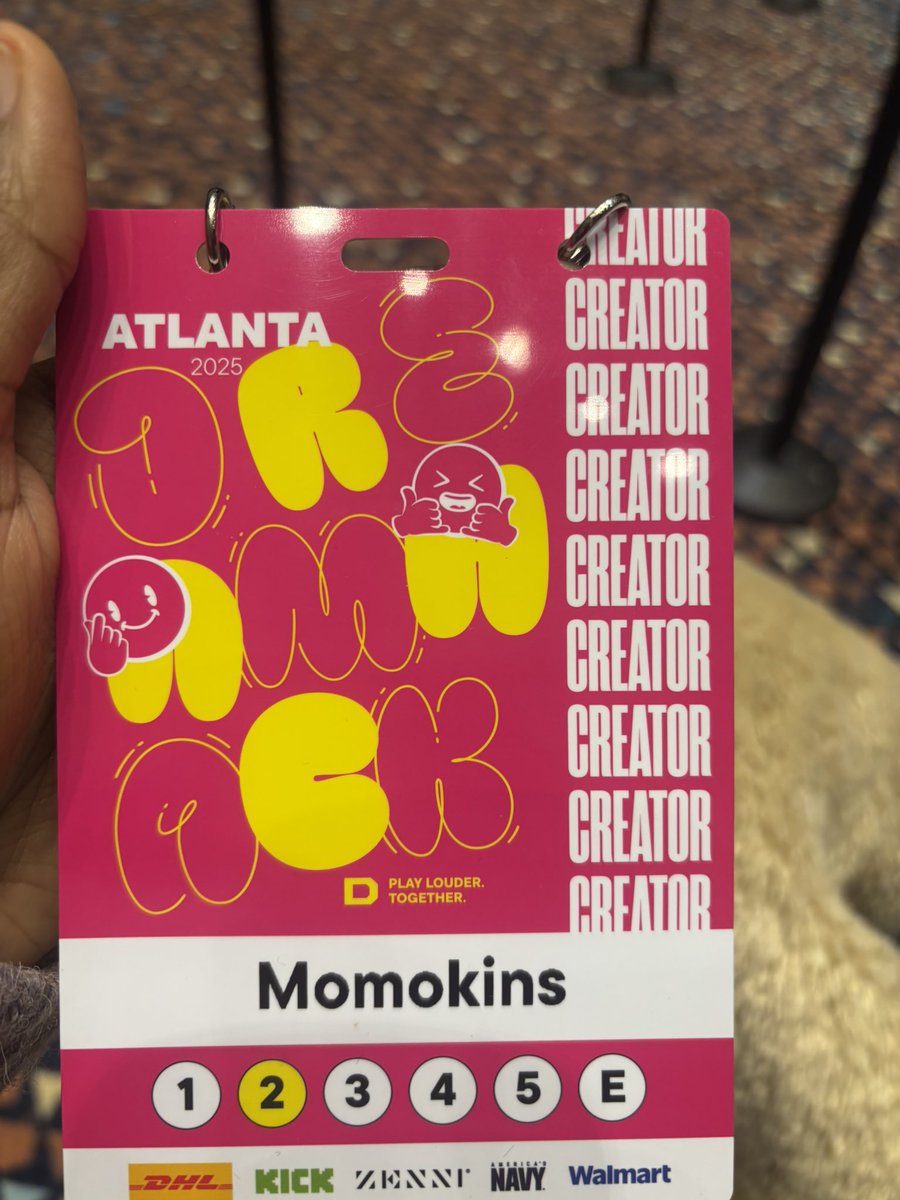 Got my badge for dreamhack! See you on Saturday! 💕