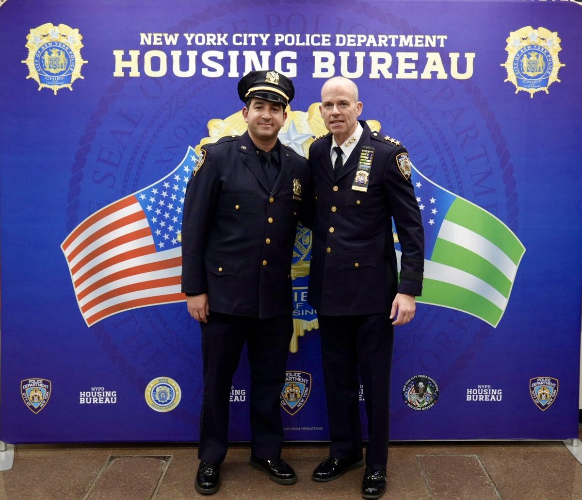 Congratulations to everyone promoted today at One Police Plaza! 🎉

A special shoutout to Deputy Chief Andre Brown, Deputy Inspector Juan Moran, and Sergeant Alex Bellissimo on their well-deserved promotions. 
Your hard work and dedication continue to inspire us all. 👏💙
