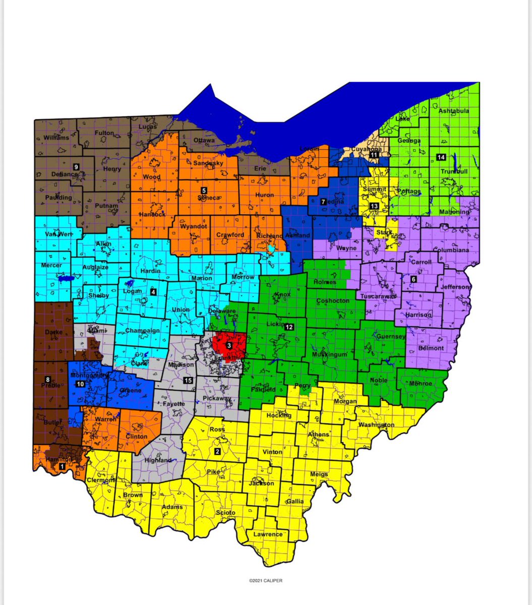 rooster_ohio's tweet image. Here’s the proposed new Ohio map.