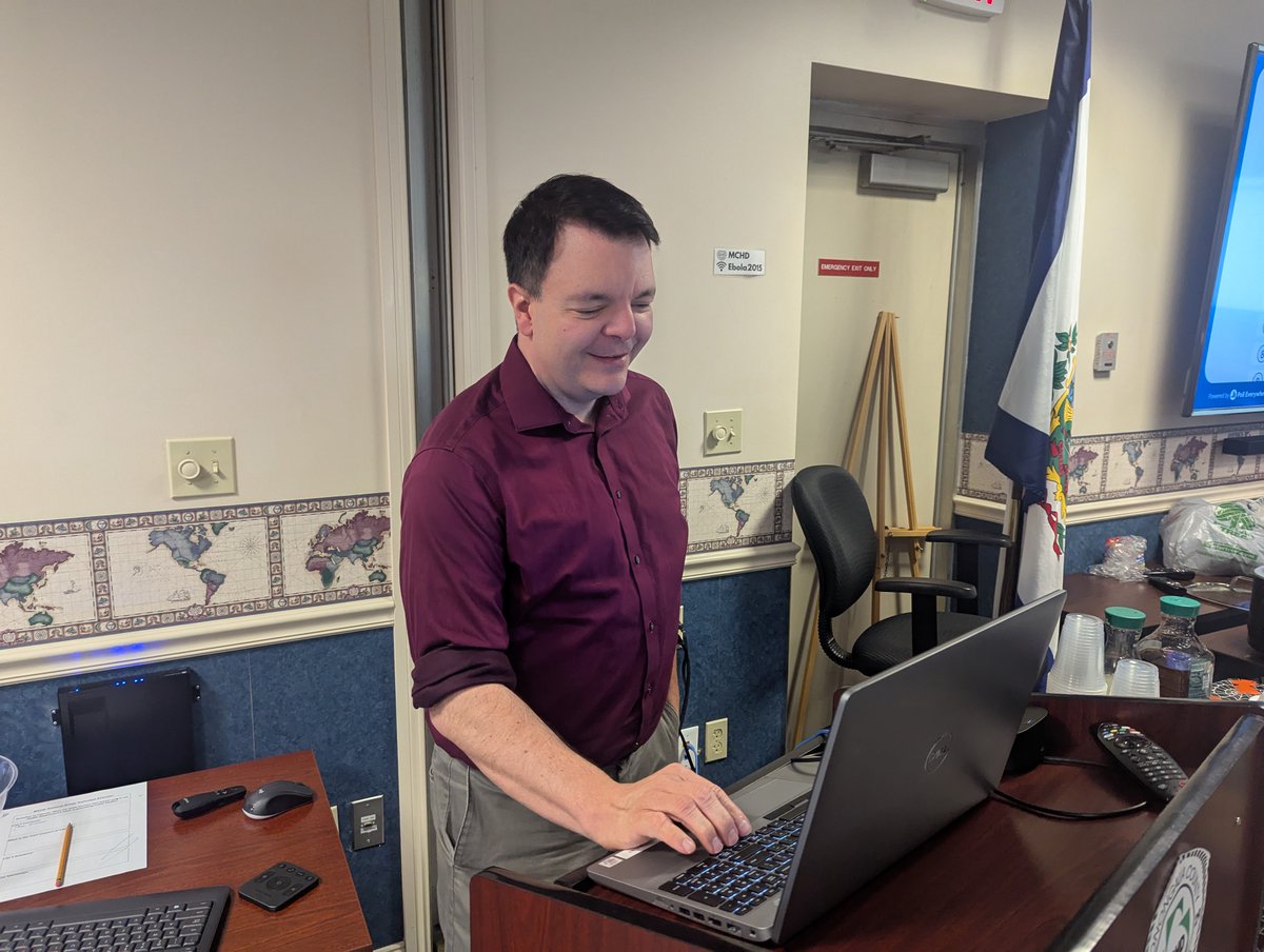 What should you never, ever do to a Gremlin? MCHD employees had the opportunity to weigh on this topic during a trivia game, led by Dr. Brian Huggins, at a Halloween potluck today. Varieties of soup and fun were on the menu. Feel free to leave your answer in the comment section.