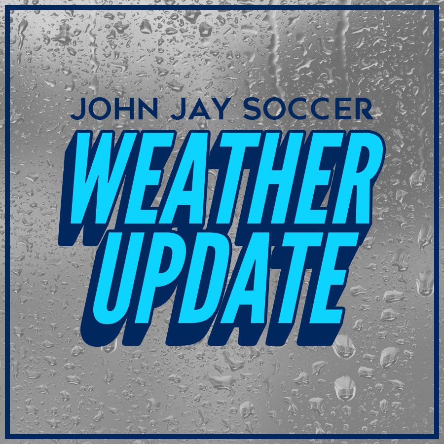 Our Section 1 Semifinal Match vs Scarsdale has been postponed and rescheduled for tomorrow, 10/31, with a 2:45 PM Kickoff. Everyone stay safe!