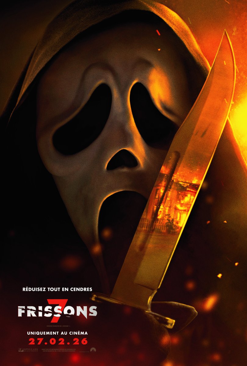 ParamountQuebec's tweet image. Bonjour, Sidney. Est-ce que je t'ai manqué? Voyez la nouvelle affiche de #Scream7 – Le 27 février 2026, uniquement au cinéma.
