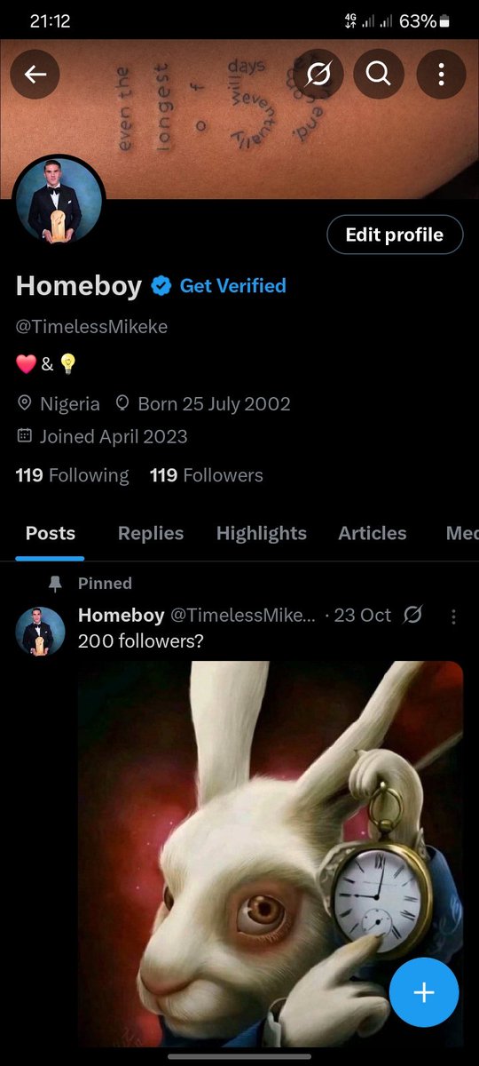 TimelessMikeke's tweet image. Proof that I fb
Let's grow together fam