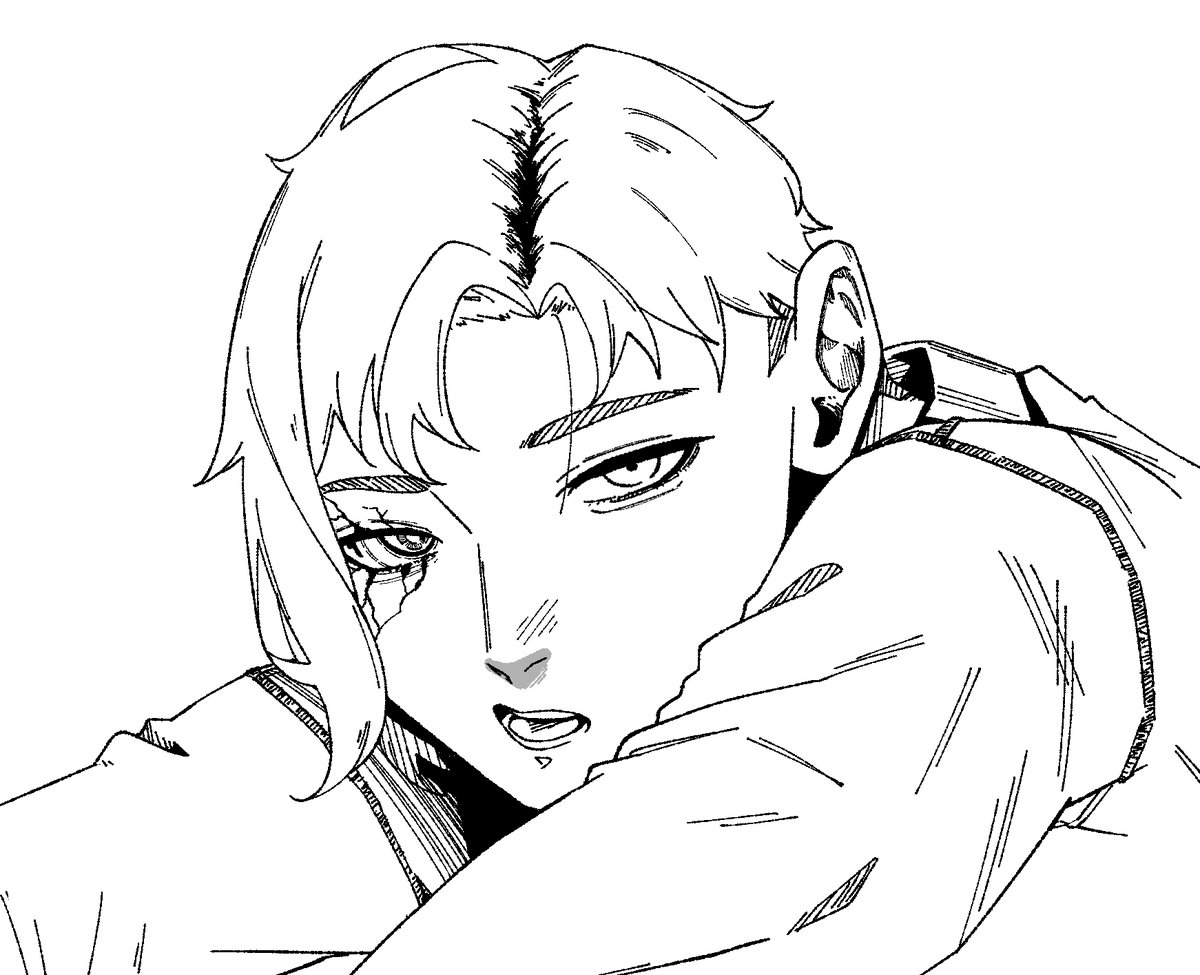 Almost done!
OMG I love how his eyes look🥵 

#WIP
#Sketch
#OCArt
#OrdinaryDaysOfWeirdos