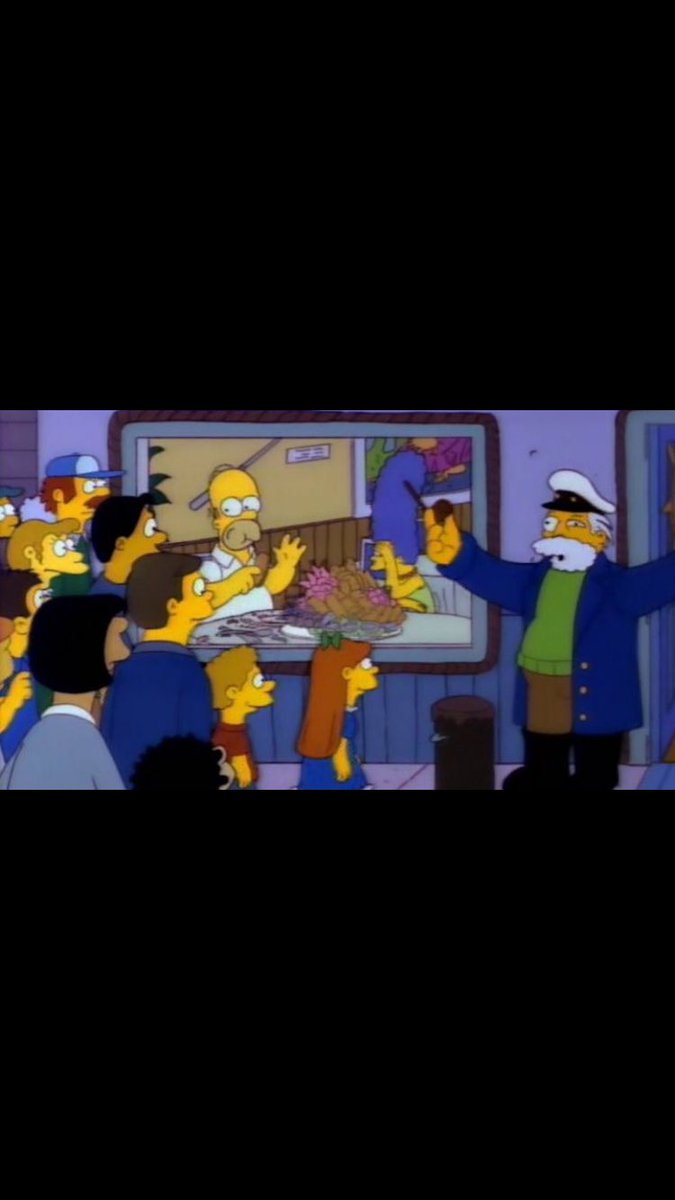 simpsonsstuff89's tweet image. #TheSimpsons #HomerSimpson 

My top 3 subplots in The Simpsons:

1. Homer selling sugar.

2. Homer and the Sea Captain’s all you can eat restaurant.

3. Mr. Sparkle.