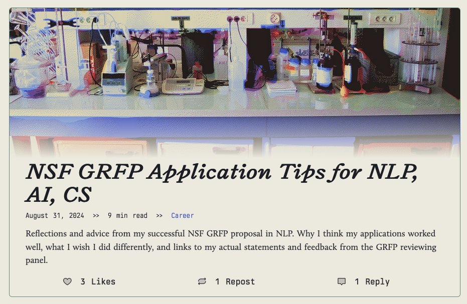 Now that the GRFP deadline is coming up, re-upping my advice post! Now with 🦋-powered comments integration!