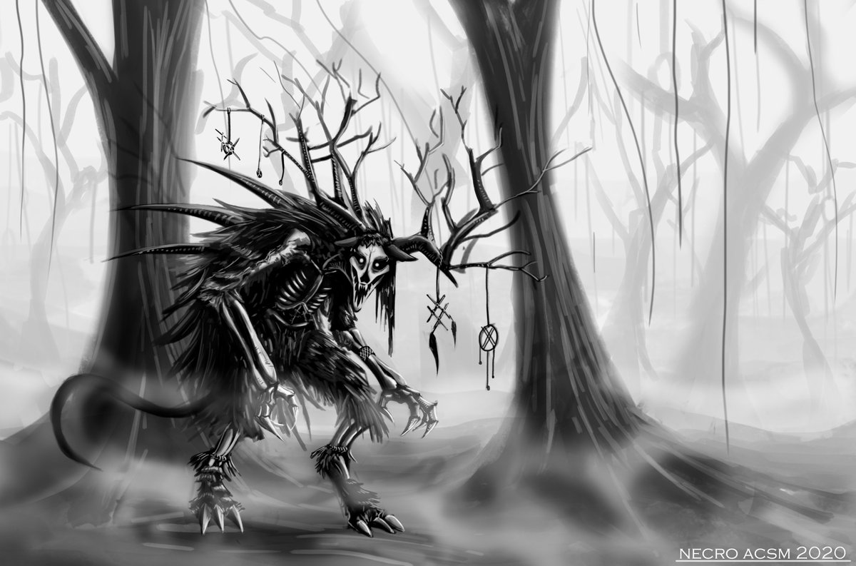 Repost from the past, At times I regret not having continued as Necro
#skinwalker