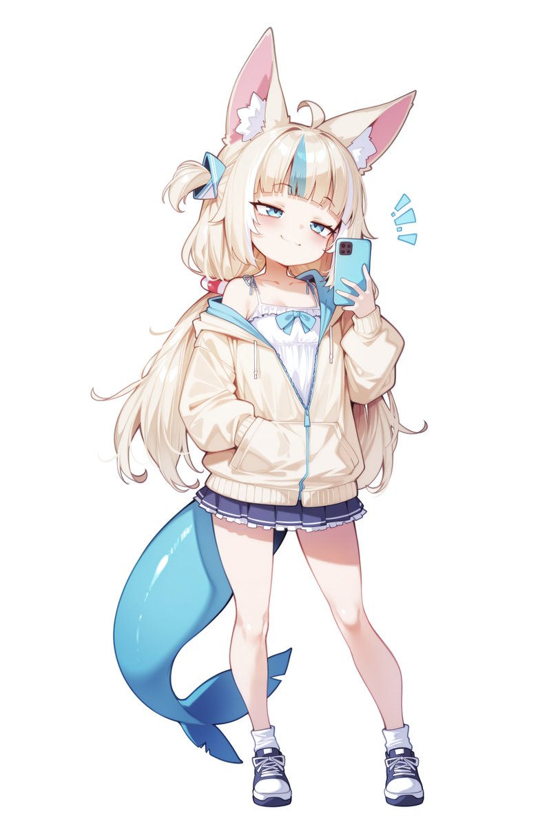 AI_Art_GM's tweet image. Fish in a hoodie.