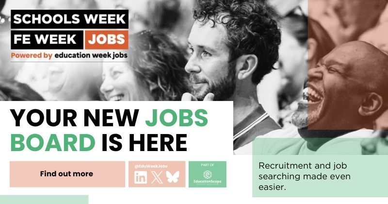 SchoolsWeek's tweet photo. 🚨 Exciting Career Opportunities 🚨
🧐 Check out this week's jobs email in association with
@SchoolsWeek & @FEWeek
ℹ️ School roles | https://t.co/cv7kTt0MS5
ℹ️ Further Education roles | https://t.co/YdTjDRllds
#EducationCareers #TeachingJobs #Hiring #EdJobs https://t.co/0eBZlmuMqk