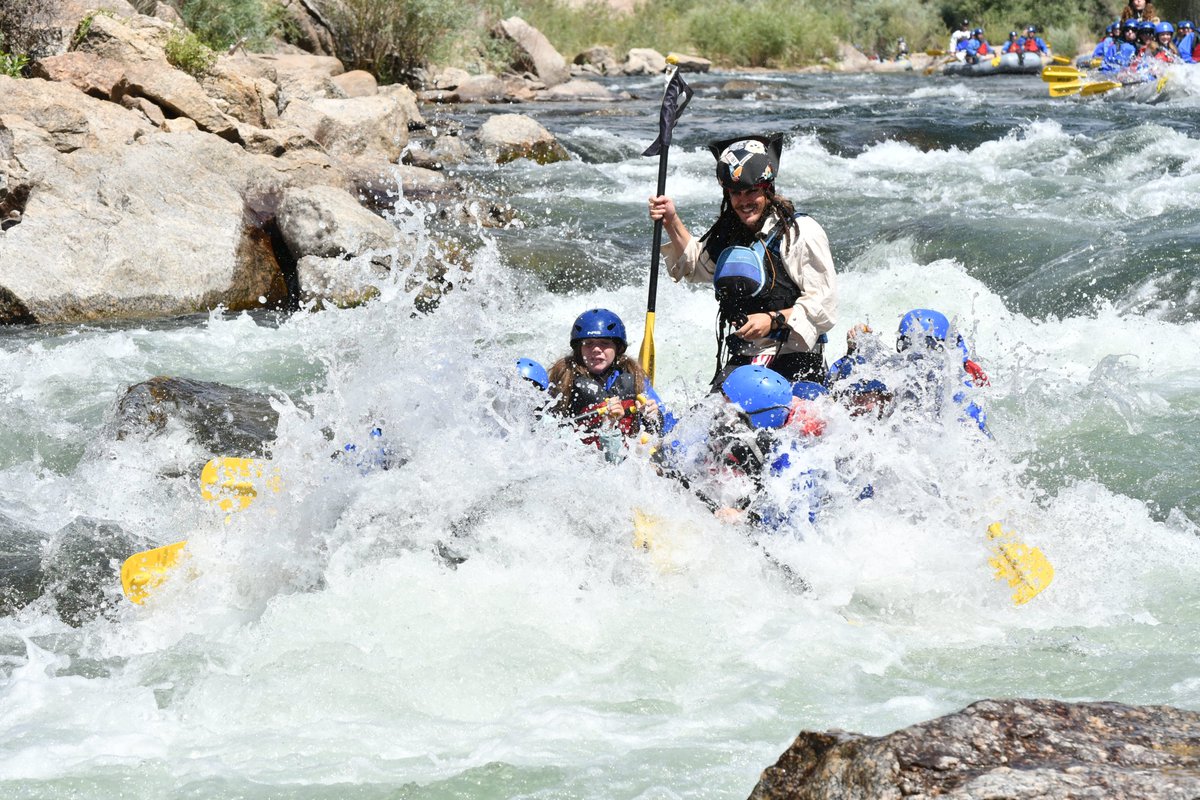 RiverRunners's tweet photo. 🎃🏴‍☠️ Happy Halloween from @RiverRunners and @CaptJackSparRum!

Don’t worry, we’re still steering through #whitewater, not open seas! 🌊💀

Here’s to epic river adventures, good laughs, and the best rafting crew on the #ArkansasRiver!

#HappyHalloween #ColoradoWhitewaterRafting https://t.co/Erk6dN1IbK
