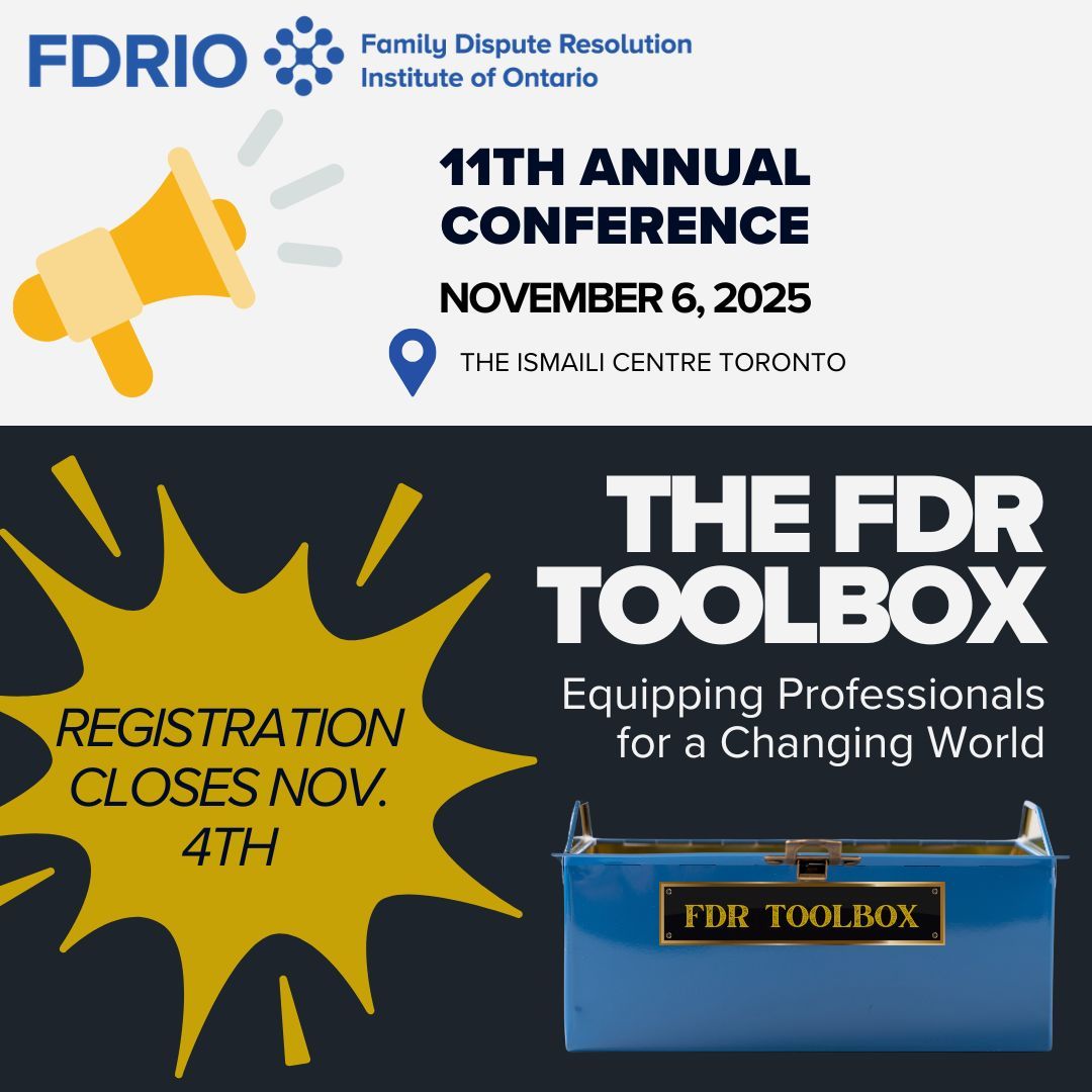Family Dispute Resolution Institute of Ontario tweet media