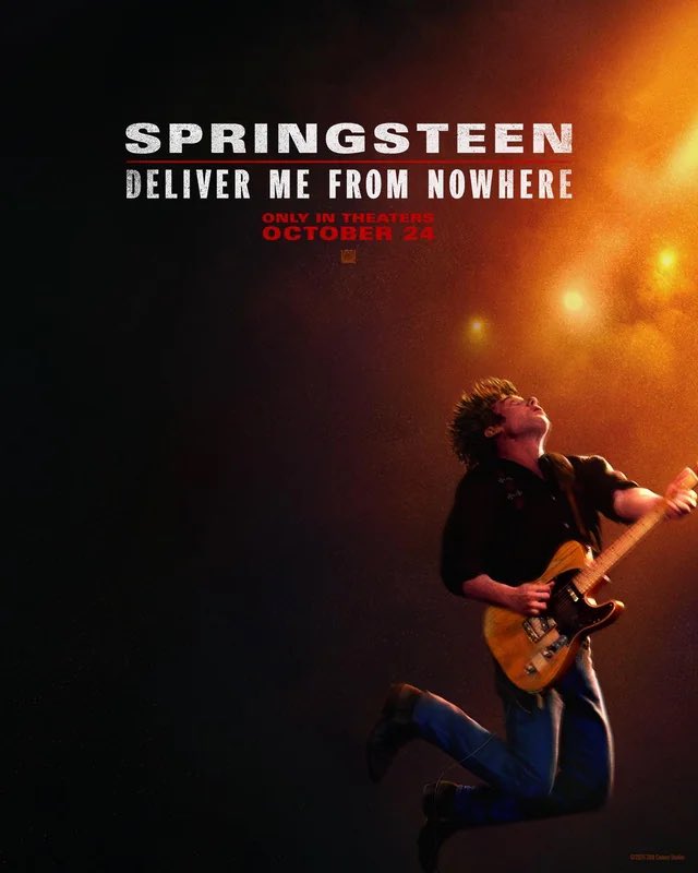 jackaldane's tweet photo. This is a biopic of Nebraska, not of Springsteen, but you’ll leave loving the album and knowing the man more than you did when you sat down.
And Jeremy Allen White’s voice…you just need to hear that for yourself.
#springsteenlefilm #springsteen https://t.co/2FfTZG67RK