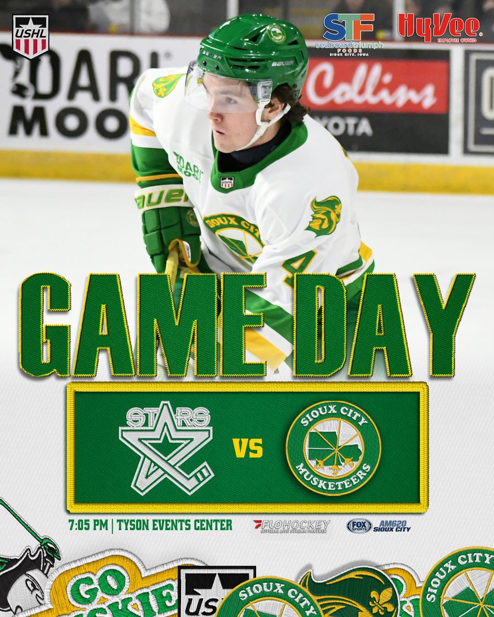 Musketeerhockey's tweet image. Let&apos;s get Spooky 👻 for Hockey Halloween
🎫  bit.ly/47FKNNy
💰 $1,000 Seaboard Triumph Foods Costume Contest
🧛‍♂️ Kids Costume Contest
🍬 Hy-Vee Postgame Trick or Treat
🆚 Lincoln Stars
📍 @TysonEventsCent 
📺 @FloHockey 
📻 620 KMNS

#SCMusketeers | #USHL | #SiouxCity