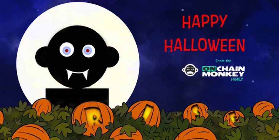 Kicking it old-school for #OCMSpookFest 
!RISE <a href="/OnChainMonkey/">OnChainMonkey®</a> 🍬👻🍌🎃🍭