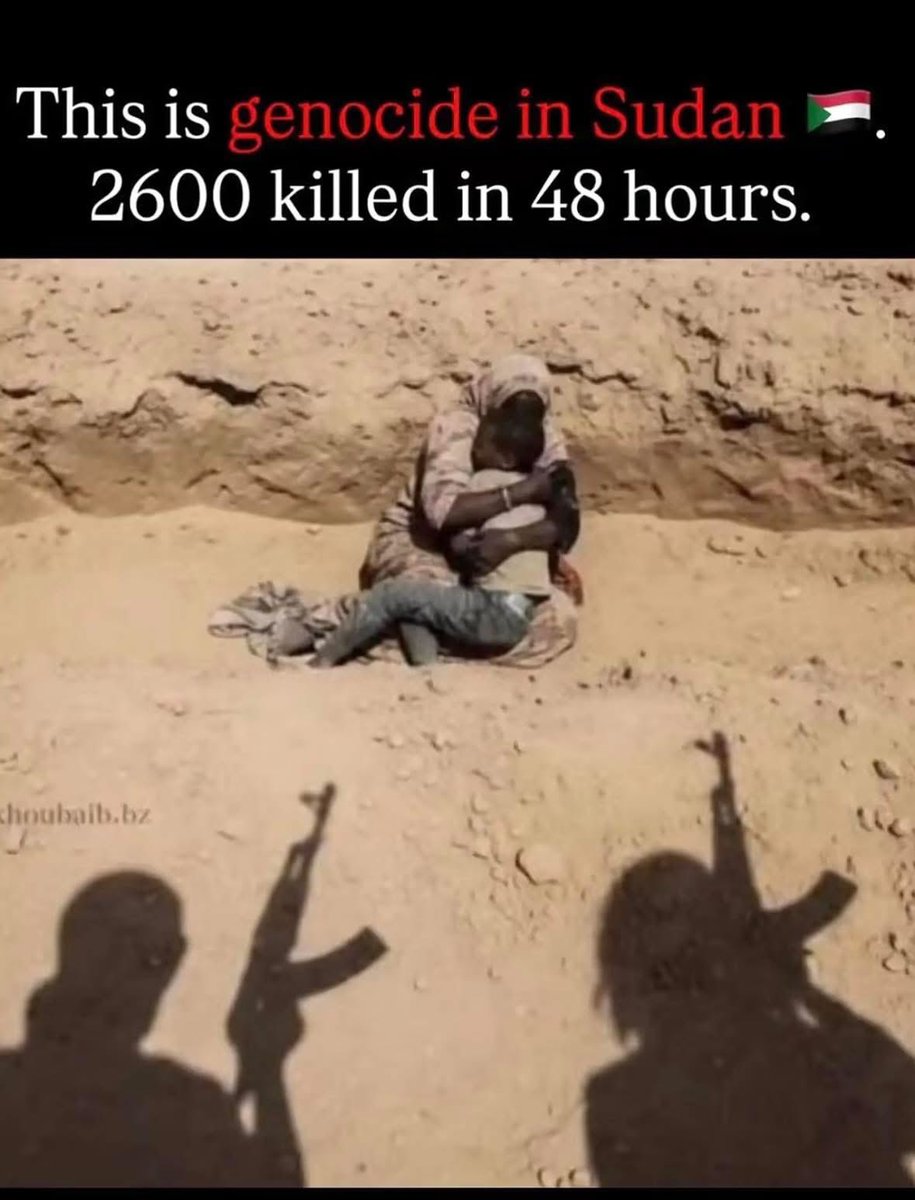 Awareness! Genocide is happening in Sudan 🇸🇩