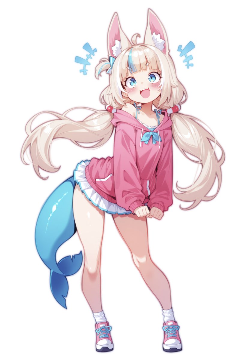 AI_Art_GM's tweet image. Fish in a hoodie.