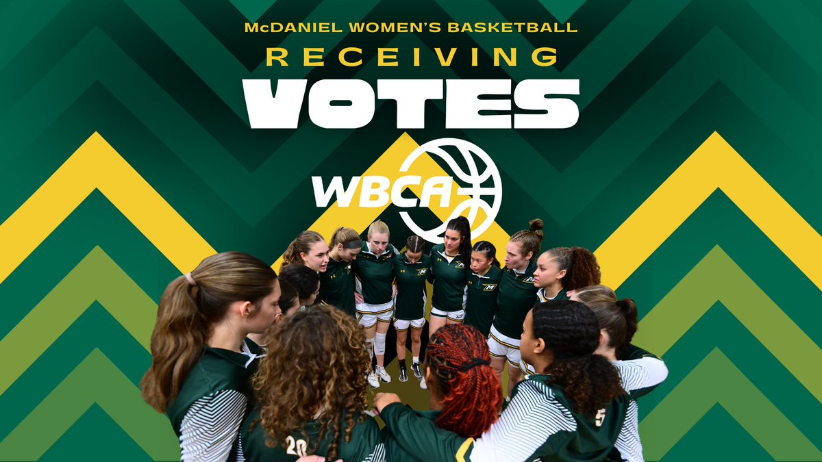 mcdanielsports's tweet photo. .@McDaniel_WBB will open the season next Friday, November 7 in the Rebecca Martin Memorial Tournament receiving votes in the @WBCA1981 Preseason Poll‼️

POLL: https://t.co/B6BMwsok9n 

#GetOnTheHill #d3hoops https://t.co/lcu56ryM3U