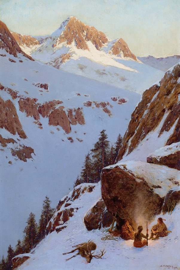 The Day is Done - Henry Farny, 1911