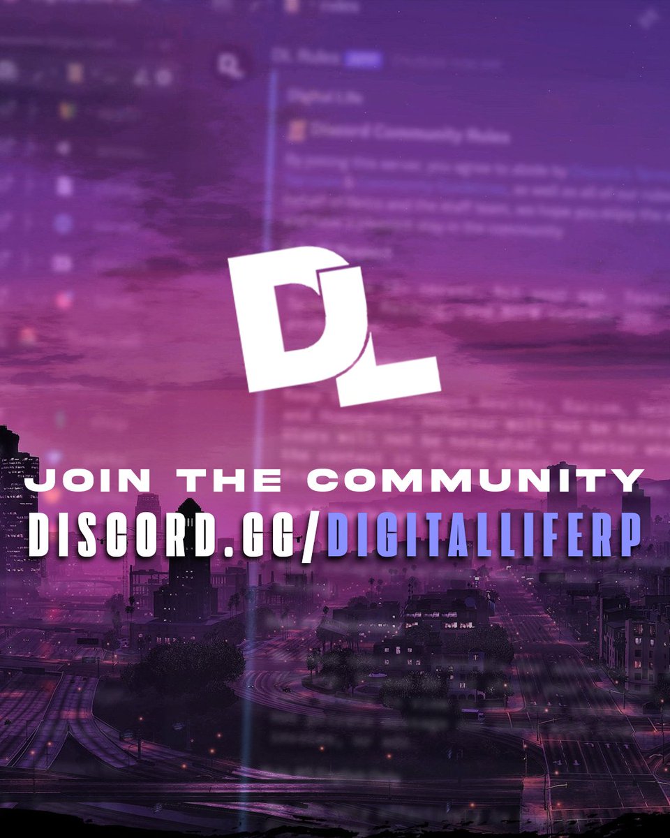 DigitalLifeRP's tweet photo. Welcome to the Digital Life, A place where stories come alive and every player matters. From everyday life to criminal empires, everyone has a role to play - so jump in, find your path, and live your story. 

https://t.co/wW6vsTDnVb https://t.co/1p56wZo7iE