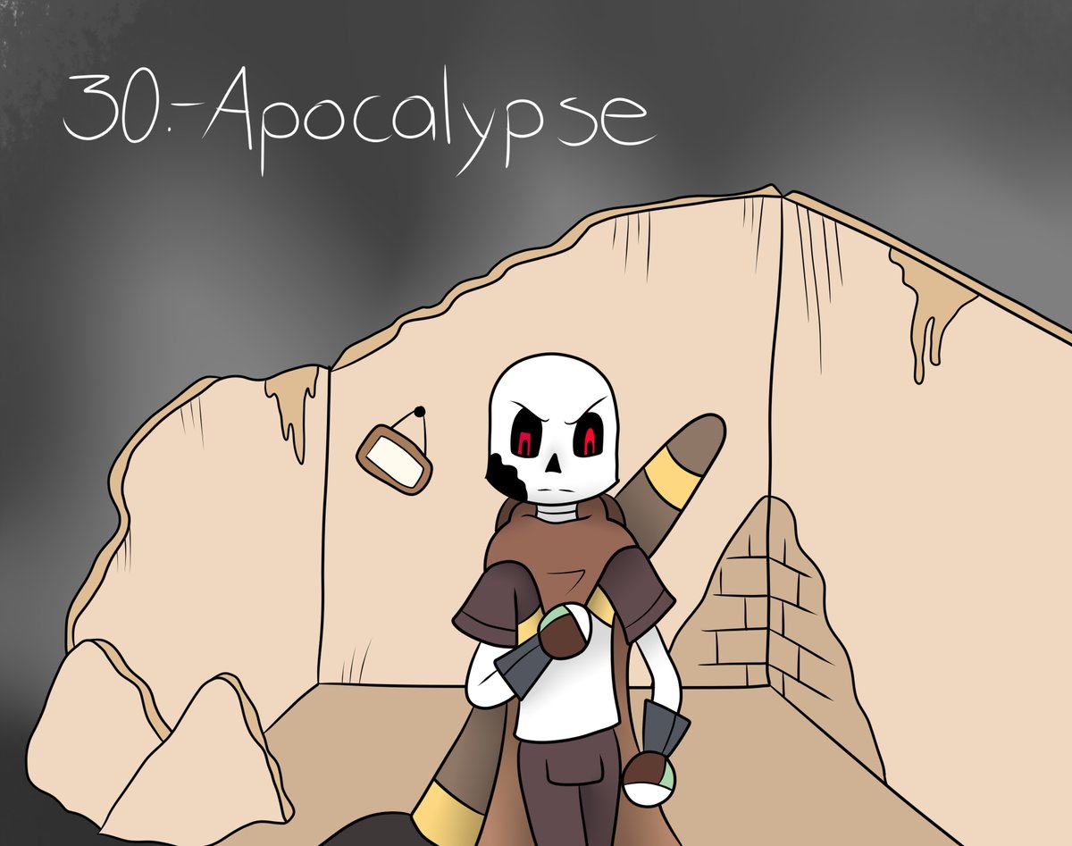 yukimeelric1's tweet photo. Day 30.- Apocalypse

#inktobertale #inktobertale2025 #inktober #inksans #undertaleAU #sansau https://t.co/Ca9varV95c