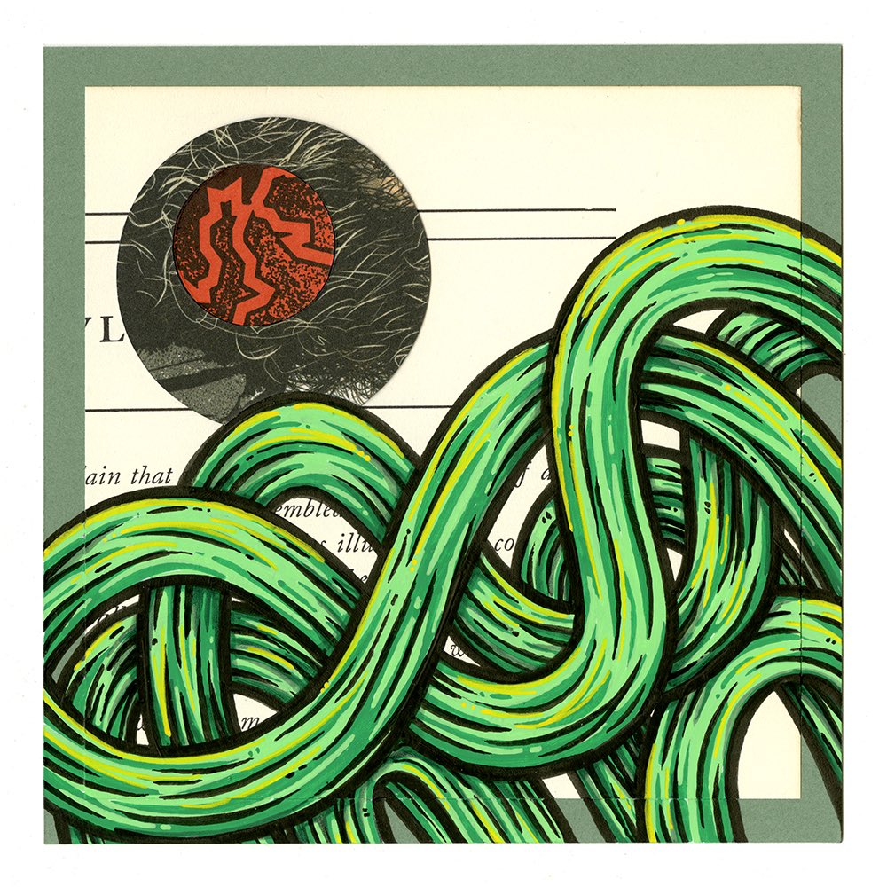 It’s #ThrowbackThursday, y’all!

Last summer I was in a bit stuck trying to figure out what to create. Eventually I decided to commit myself to a few constraints: working in a square format, mixing collage and illustration, and leaning on the flowy forms I’ve felt compelled to