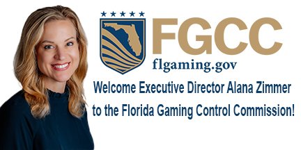 FLGamingControl's tweet image. Today, Executive Director Alana Zimmer begins work managing the Florida Gaming Control Commission. Read more about her appointment here at flgaming.gov/news/