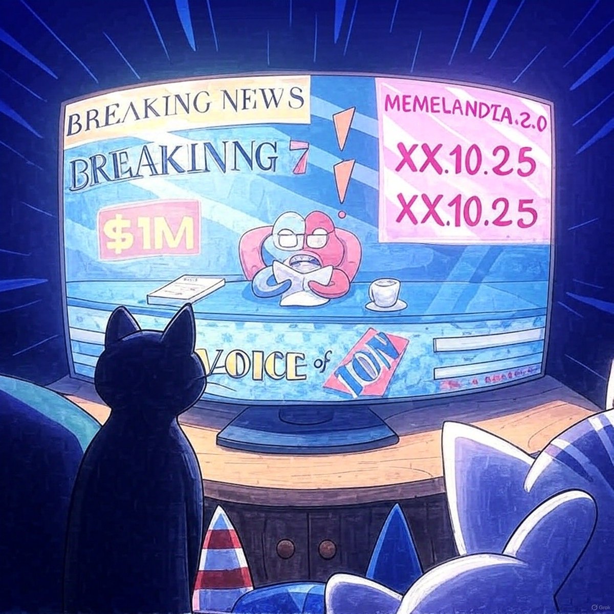 Memelandia 2.0 drops Nov 7 with $1M prizes &amp; on-chain boosts—TON memecoins are ready especially $MITTENS 😼