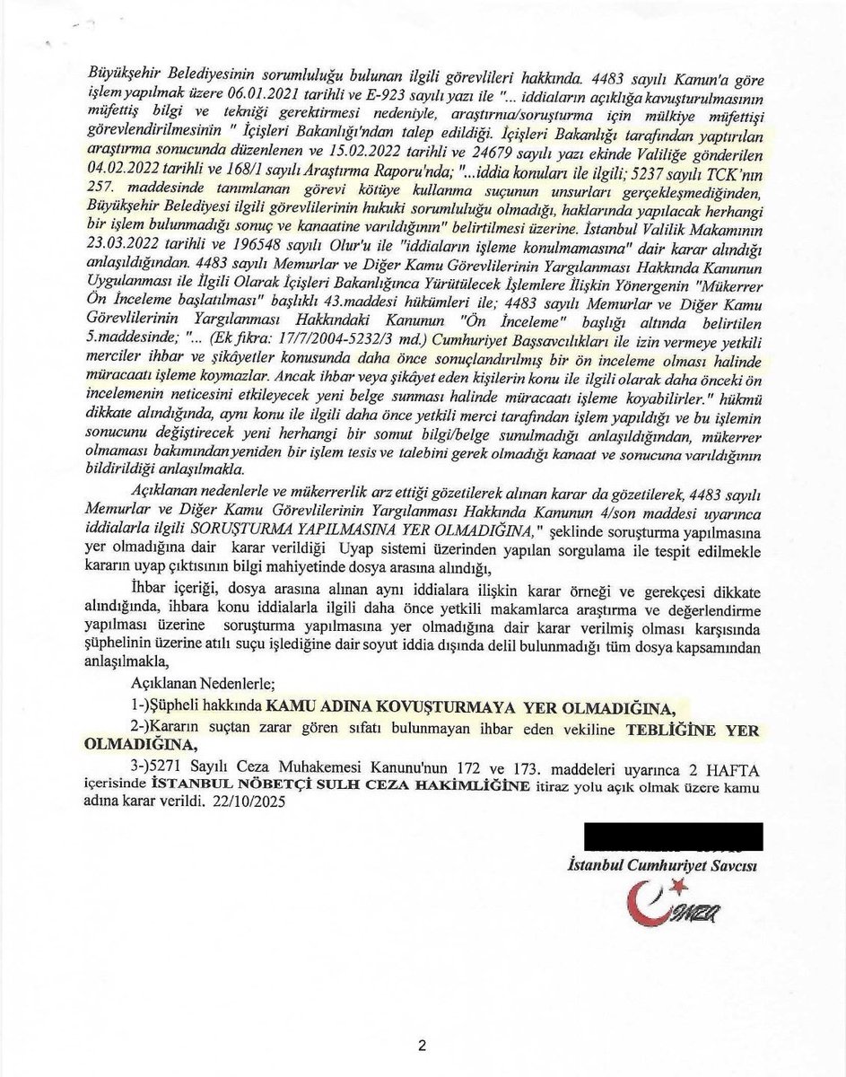 yavuzyilmazd's tweet image. İçişleri Bakanına sesleniyorum!

Yüreğin yetiyorsa, AKP’nin suçlarının örtbas edildiği Araştırma Raporunu açıkla!

2017-2019 yılları arasında, AKP dönemi İstanbul Büyükşehir Belediyesinin;

AKP İstanbul İl Başkanlığı’na usulsüz olarak tahsis ettiği 59 adet araçla ilgili yaptığım…