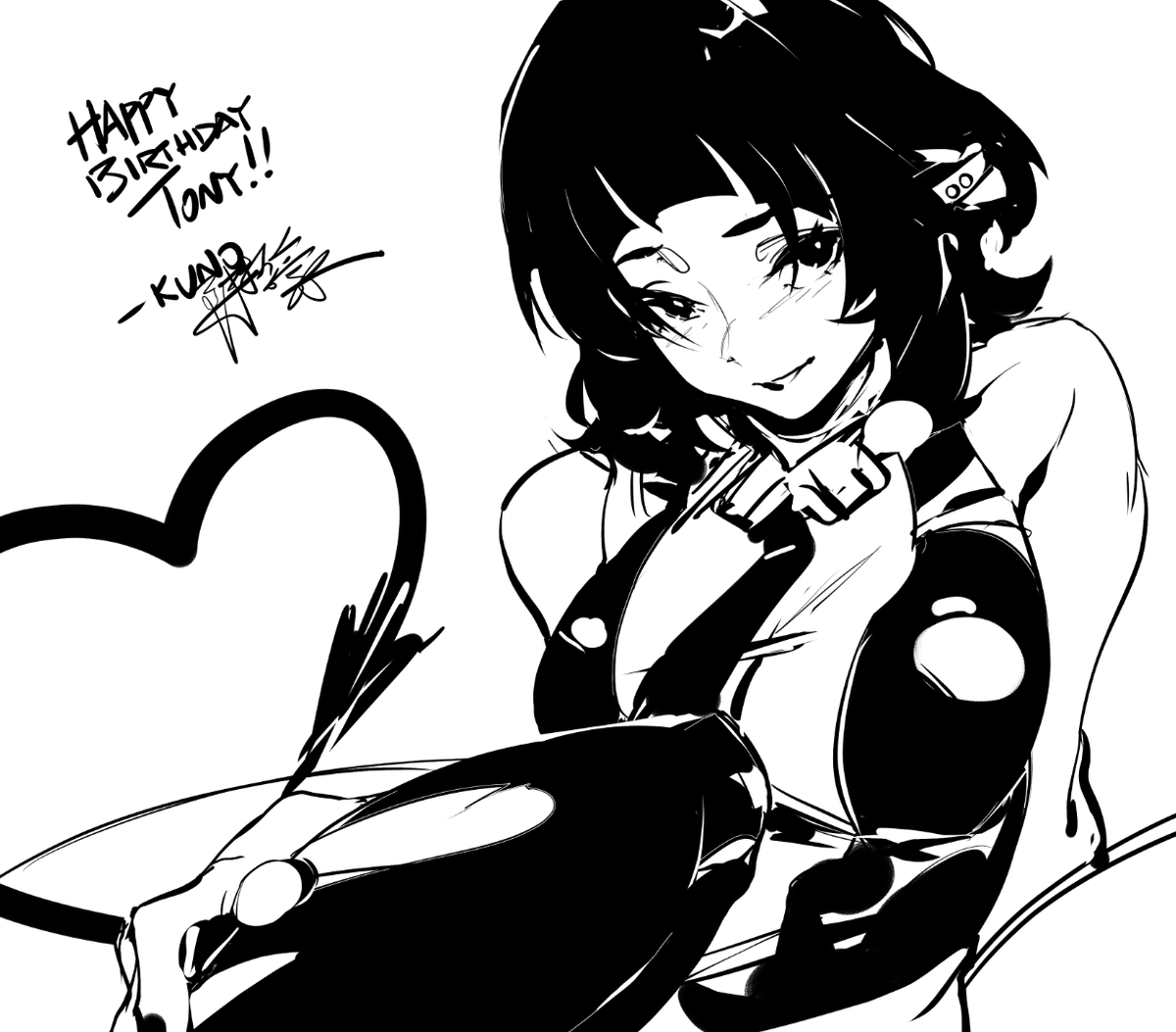 quick birthday sketch for a buddy