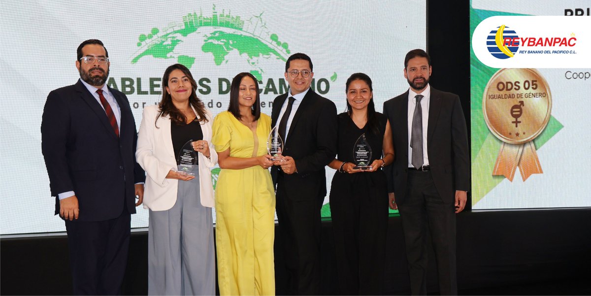 Reybanpac, reconocida en los premios #HablemosDeCambio 2025 por #EquidadDeGénero. 

Nuestro programa empoderó a 70 mujeres jóvenes junto a  <a href="/FundacionWong/">Fundacion Wong</a>  y el apoyo metodológico de <a href="/Plan_Ecuador/">Plan International Ecuador</a>. 

Lee la nota aquí: 
ESP: favoritabananas.com/noticias/152
ENG: favoritabananas.com/en/noticias/152